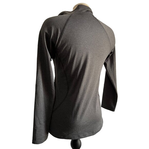 Danskin Now Semi Fitted Grey Active Shirt Sz Small Long Sleeve Grey - Picture 2 of 9